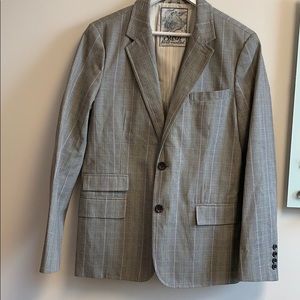 Seven for all mankind plaid blazer size large